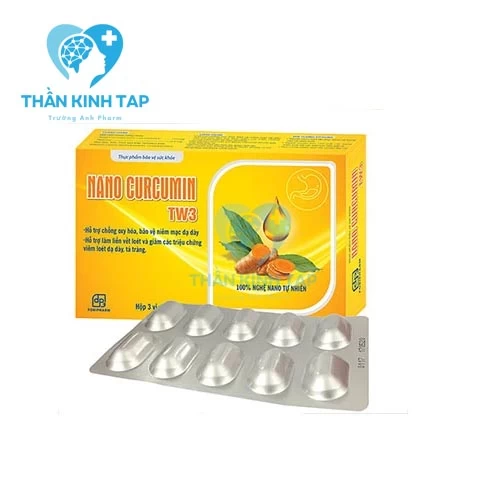 Nano Curcumin TW3 - Chống oxy hóa, bảo vệ niêm mạc dạ dày