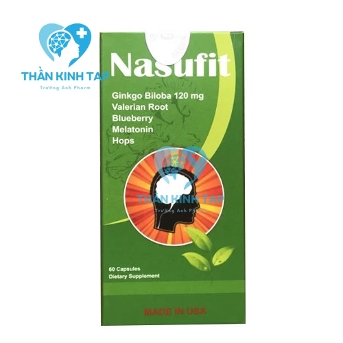 Nasufit Arcman Pharma - Hỗ trợ lưu thông mạch máu, cải thiện chứng suy giảm trí nhớ