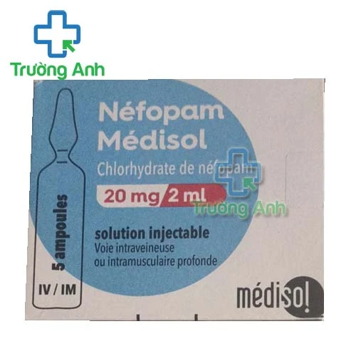 Nefopam Medisol 20mg/2ml - Thuốc làm giảm các cơn đau