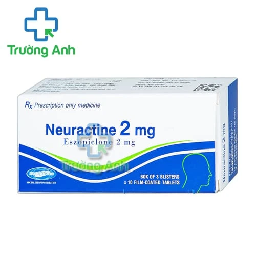 Neuractine 2mg Savipharm (30 viên) - Điều trị triệu chứng mất ngủ