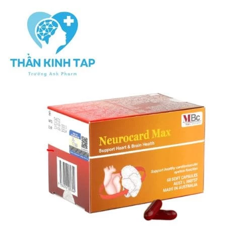 Neurocard Max - Hỗ trợ cải thiện trí não và tăng sức khỏe tim mạch