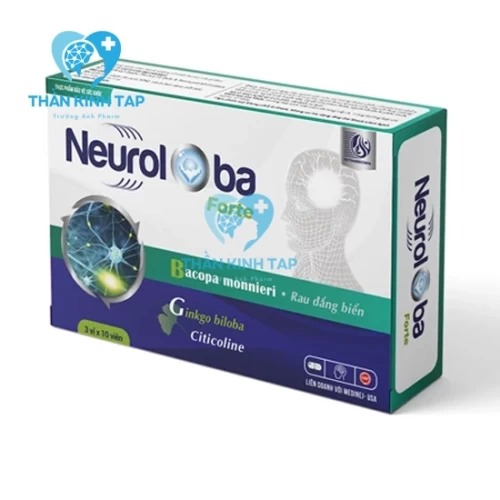 Neuroloba forte - Hỗ trợ tăng cường tuần hoàn máu não, cải thiện tình trạng sau tai biên mạch máu não