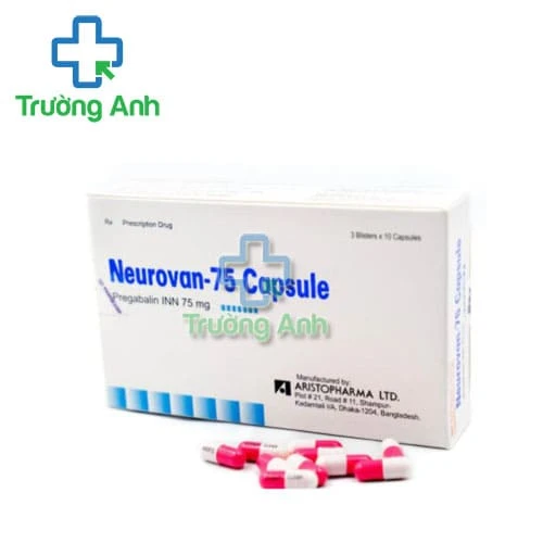 Neurovan 75mg Capsule - Thuốc điều trị động kinh, đau thần kinh