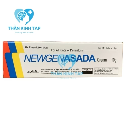 Newgenasada cream 10g - Betamethason, Clotrimazol, Gentamicin Korea Arlico Pharm