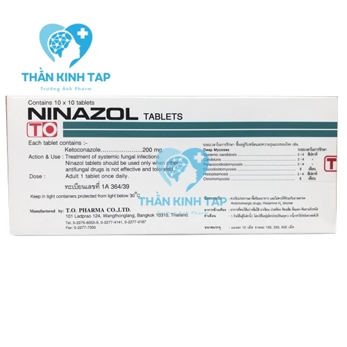 Ninazol - Thuốc điều trị bệnh nấm toàn thân hiệu quả