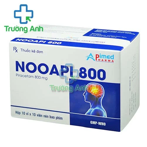 Nooapi 800mg Apimed - Thuốc điều trị rối loạn tâm thần, suy giảm trí nhớ