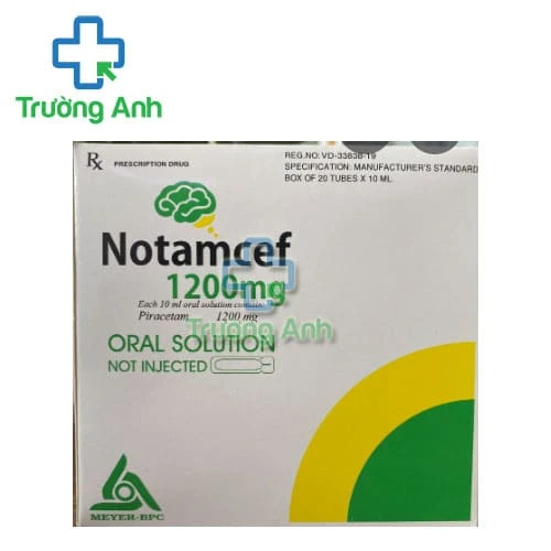 Notamcef 1200mg Meyer-BPC - Thuốc điều trị rung giật cơ có nguồn gốc vỏ não