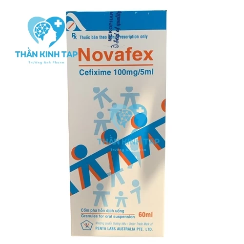 Novafex 100mg/5ml - Thuốc điều trị nhiễm khuẩn