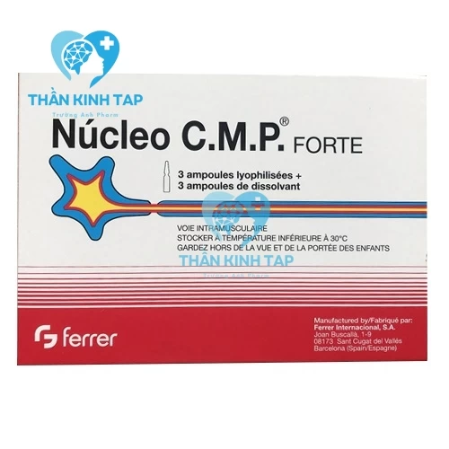 Thuốc tiêm Núcleo C.M.P Forte Ferrer - Điều trị bệnh lý thần kinh ngoại biên