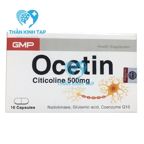 Ocetin 500mg Vgas - Hỗ trợ dưỡng não, tăng lưu thông máu não