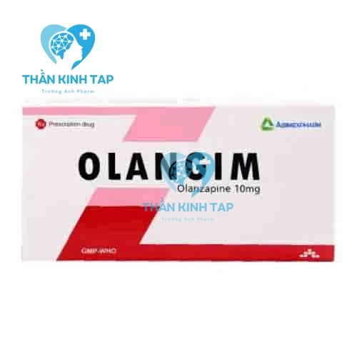 Olangim 10mg Agimexpharm - Thuốc điều trị tâm thần phân liệt, hưng cảm