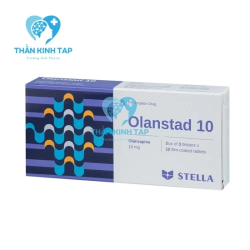 Olanstad 10 Stella - Thuốc điều trị tâm thần phân liệt, chứng hưng cảm