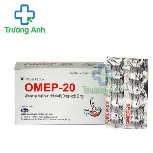 Omep-20 - Thuốc điều trị viêm loét dạ dày tá tràng