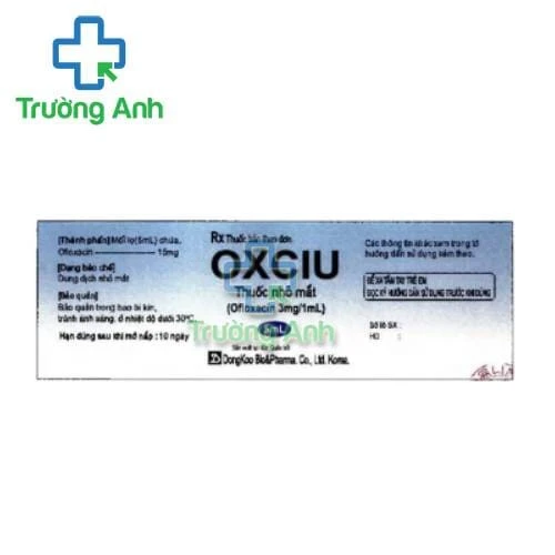 Oxciu - Thuốc điều trị viêm kết mạc, viêm loét giác mạc