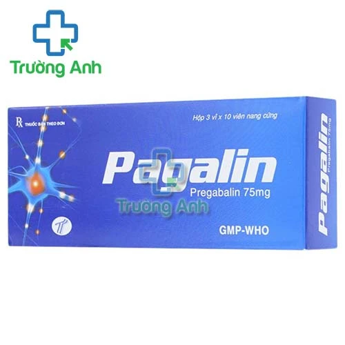 Pagalin 75mg Trường Thọ - Thuốc điều trị động kinh, đau thần kinh