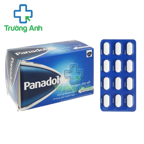 Panadol 500mg GSK (viên nén) - Thuốc giúp giảm đau, hạ sốt