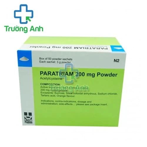 Paratriam 200mg Powder - Điều trị bệnh xơ nang tuyến tụy