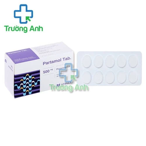 Partamol Tab 500mg - Thuốc giảm đau, hạ sốt, kháng viêm