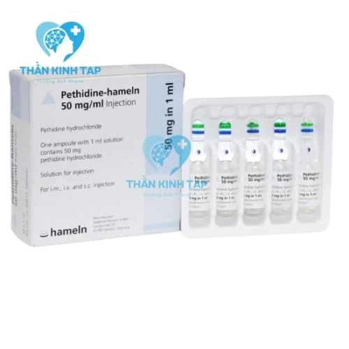 Pethidine-hameln 50mg/ml - Thuốc giảm đau hiệu quả của Đức