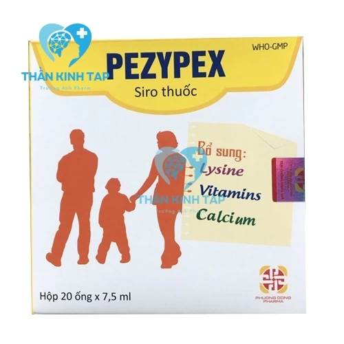 Pezypex - Hỗ trợ bổ sung canxi và vitamin cho cơ thể