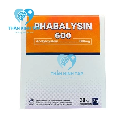 Phabalysin 600 - Thuốc tiêu chất nhầy trong bệnh lý hô hấp