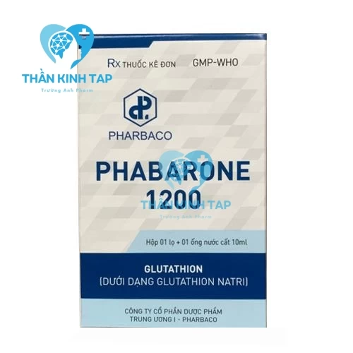 Phabarone 1200mg - Glutathion 1200mg Pharbaco