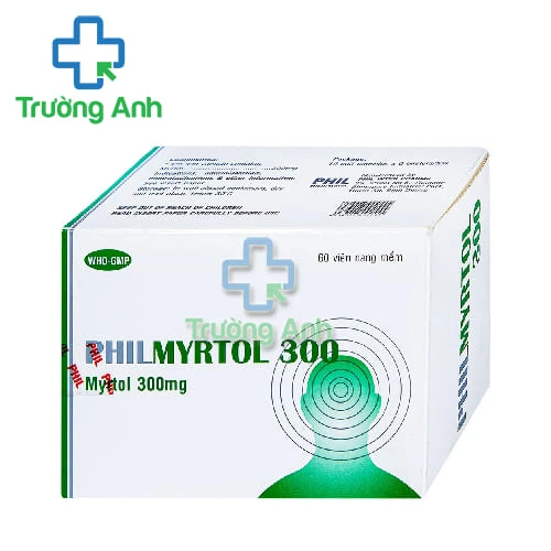 Philmyrtol 300mg - Thuốc điều trị viêm phế quản, viêm xoang