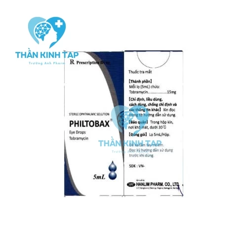Philtobax - Thuốc điều trị nhiễm khuẩn ngoài mắt