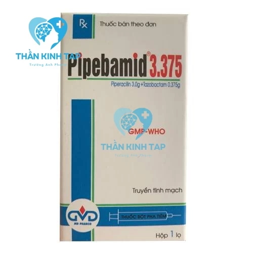 Pipebamid 3,375 - Piperacilin + Tazobactam MD Pharco