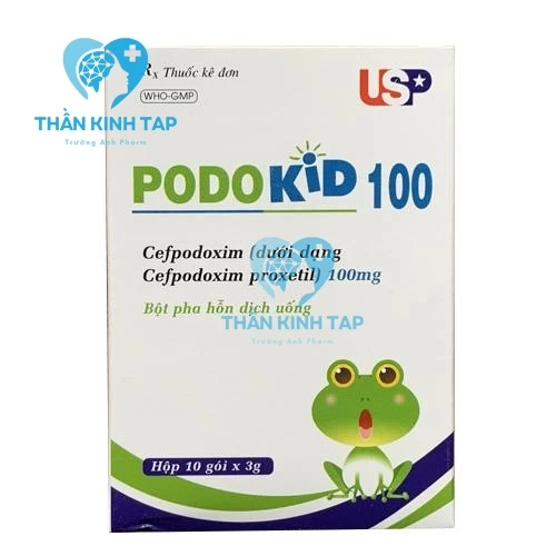 Podokid 100 con ếch - Cefpodoxim 100mg USP