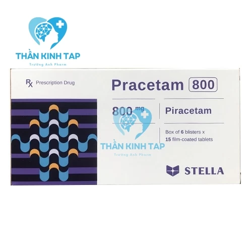Pracetam 800  - Thuốc điều trị nghiện rượu và giật run cơ