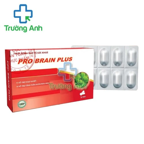 Pro Brain Plus - Giúp hoạt huyết, tăng cường tuần hoàn máu não