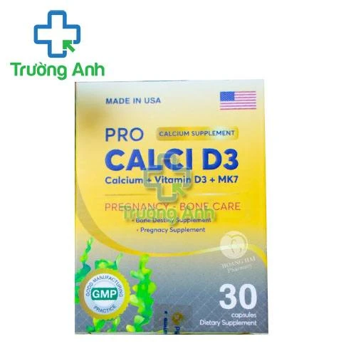 Pro calci d3 - Giúp bổ sung canxi, phòng ngừa loãng xương