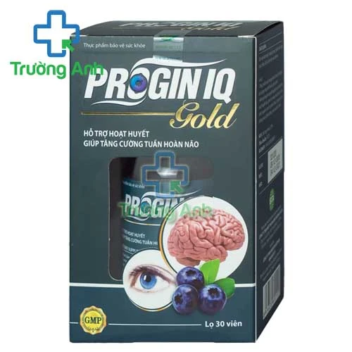 Progin IQ Gold Medistar (30 viên) - Giúp hoạt huyết, tăng cường tuần hoàn não