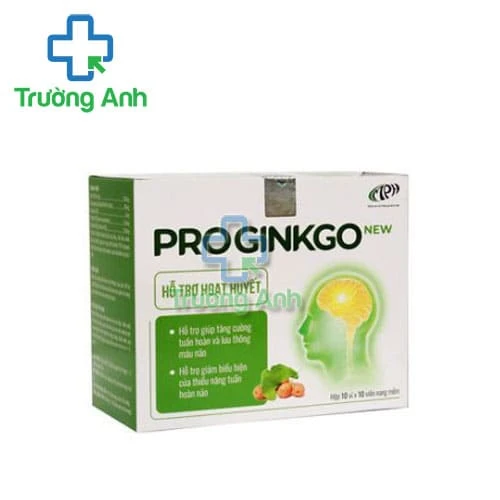 Proginkgo New Dolexphar - Hỗ trợ hoạt huyết, tăng cường tuần hoàn máu não