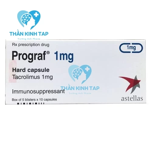 Prograf 1mg - Thuốc ngăn ngừa thải gép ở bệnh nhân gép tạng