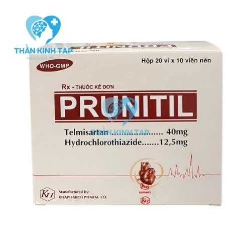 Prunitil - Thuốc điều trị trị tăng huyết áp vô căn hiệu quả