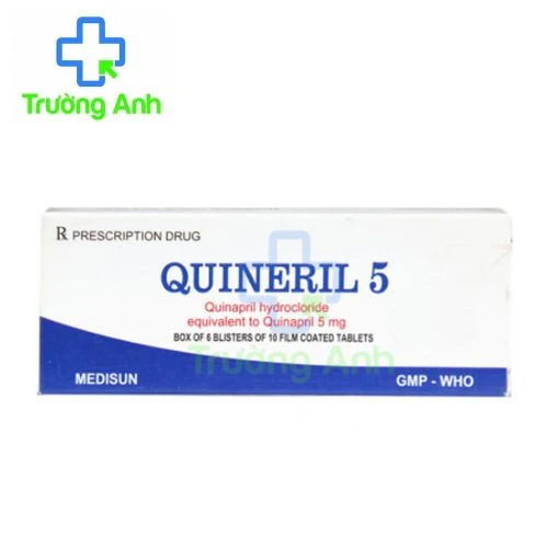 Quineril 5 - Thuốc điều trị tăng huyết áp của Medisun