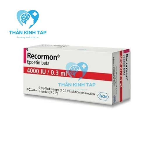 Recormon 4000IU - Thuốc điều trị thiếu máu của Đức