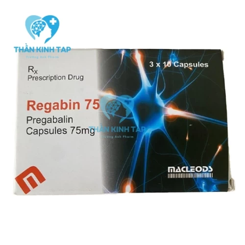 Regabin 75mg - Thuốc điều trị động kinh, rối loạn lo âu