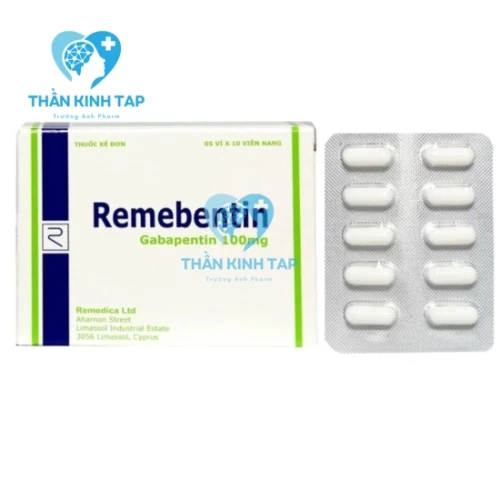 Remebentin 100mg Remedica - Thuốc giảm đau hiệu quả