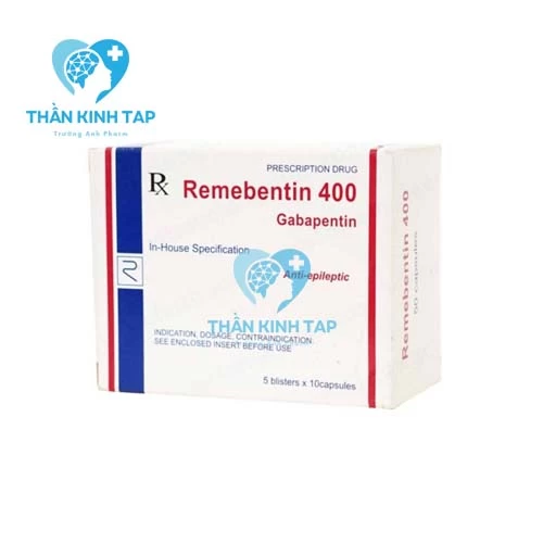 Remebentin 400 - Thuốc điều trị bệnh động kinh