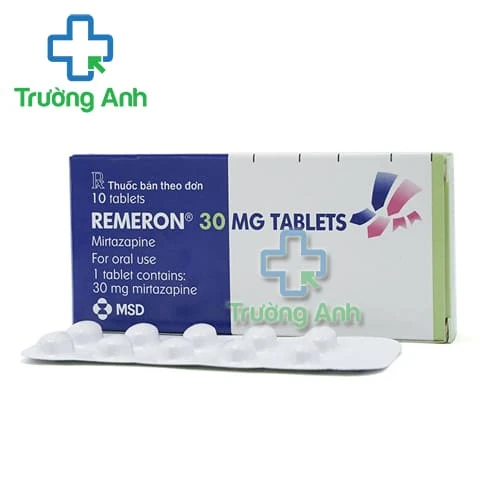 Remeron MSD (10 viên) - Thuốc điều trị triệu chứng trầm cảm nặng