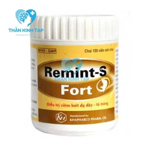 Remint-S Fort - Thuốc điều trị viêm loét dạ dày - tá tràng