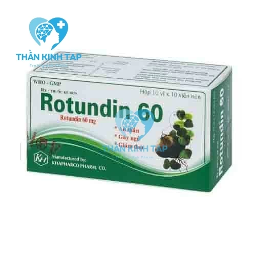 Rotundin 60mg Khapharco - Thuốc giúp an thần, gây ngủ hiệu quả