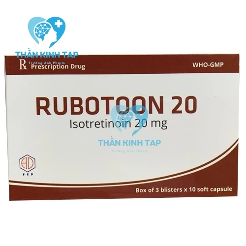 Rubotoon 20 - Thuốc điều trị mụn trứng cá rất hiệu quả