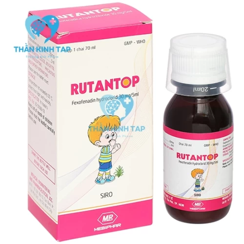 Rutantop - Thuốc điều trị viêm mũi dị ứng, mày đay mạn