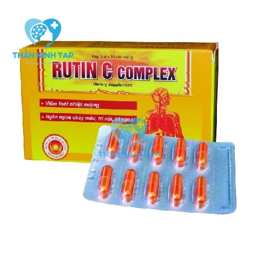 Rutin C Complex - Giúp phòng táo bón, trĩ nội, trĩ ngoại