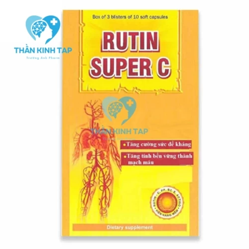 Rutin Super C - Hộp 3 vỉ x 10 viên