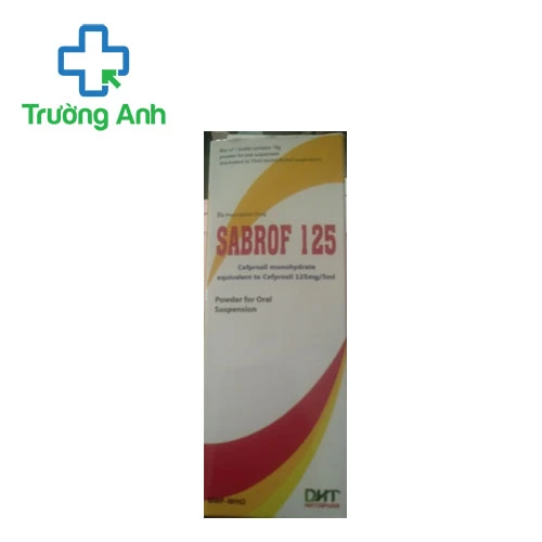 Sabrof 125 - Thuốc điều trị viêm tai giữa hiệu quả